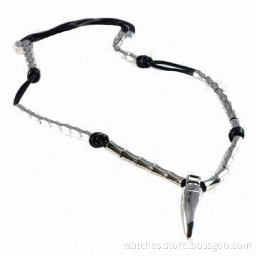 Fashion Necklace with Chrome Plating/Pendant, Made of Zinc-alloy, Unique Jewelry, OEM/ODM Welcomed